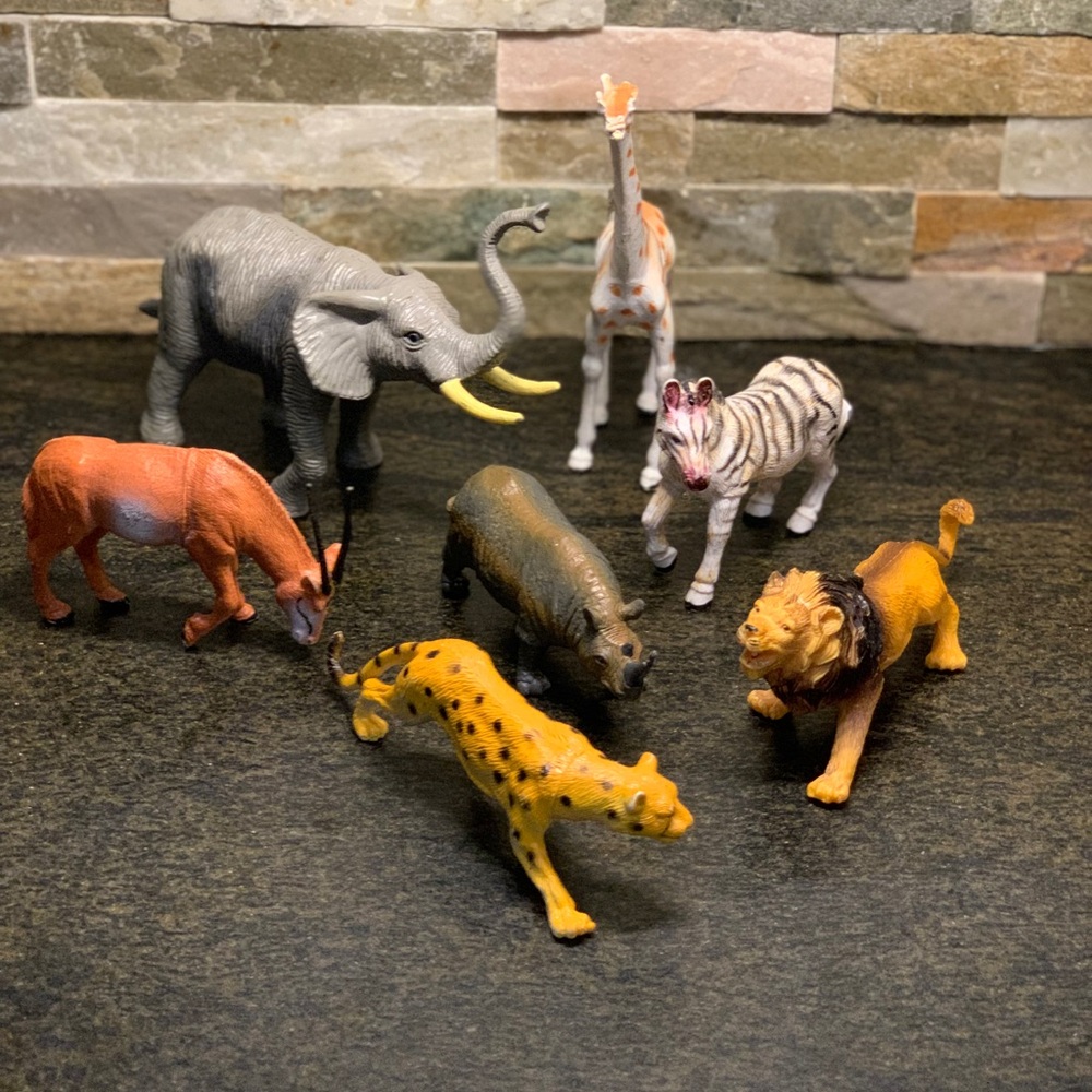 SAFARI LTD. | Vintage Safari Set Plastic Animals